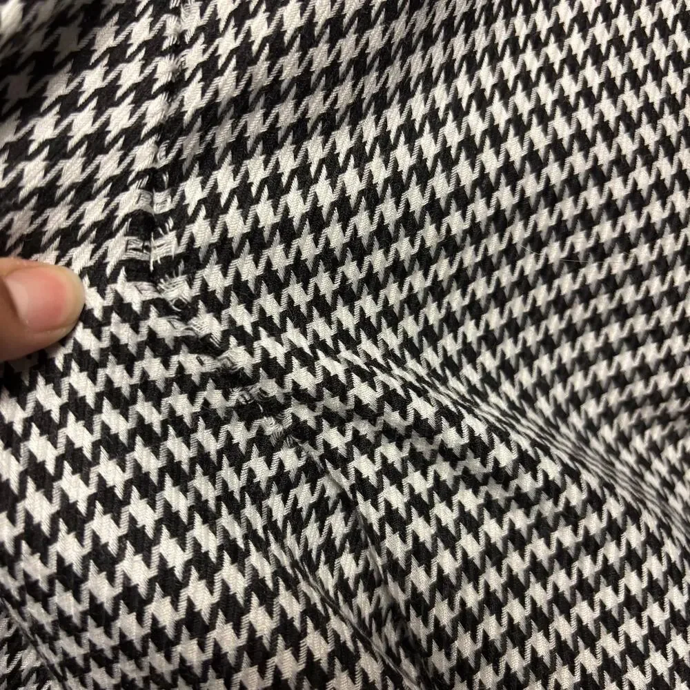 Vintage Melissa Lawrence Houndstooth Pantsuit Vest Set Office Comfy Vixen Size 6